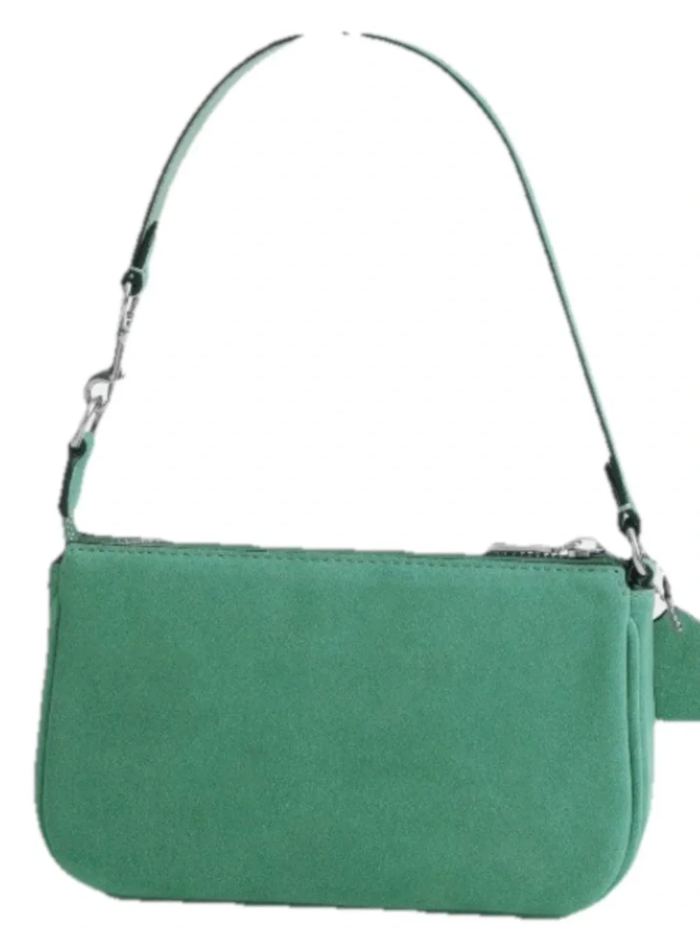 COACH Nolita 19 Shoulder Bag in Mint Green Suede with Silver Tone Hardware - NWT